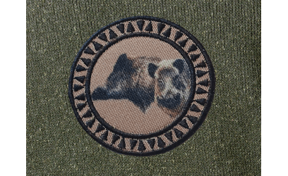 Gilet micropolaire avec patch au choix FLAM