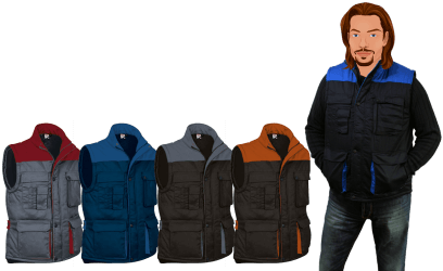 Bodywarmer bicolore THUNDER par Bartavel