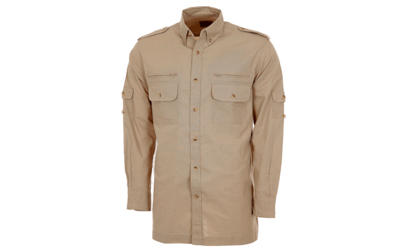 Chemise Homme BRANCACCIO - Modèle RN10Y0 GOLDY - Couleur Avio/cuir - 100% Coton - Italie - Taille Regular