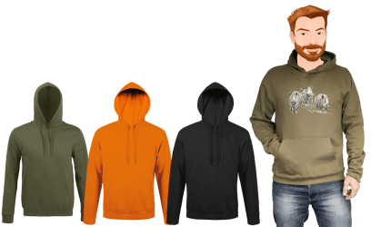 Sweat à capuche HOODIE par BARTAVEL avec motif