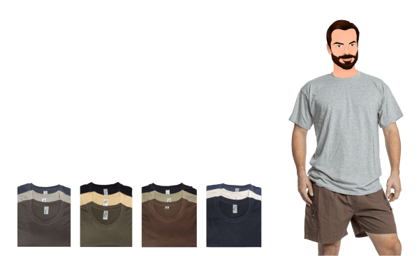 PACK DE 3 tee-shirts unis