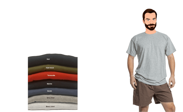 Semainier TeeShirts 7 coloris