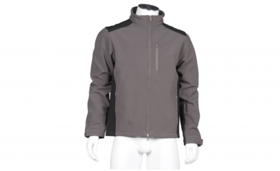 Blouson softshell OREGON par BARTAVEL coloris TAUPE-NOIR