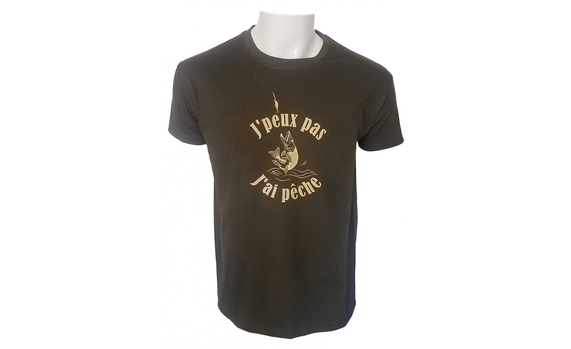 Kumu T-shirt Calaca Nouveau Pêche à La Carpe Olive T-Shirt Toutes Tailles *