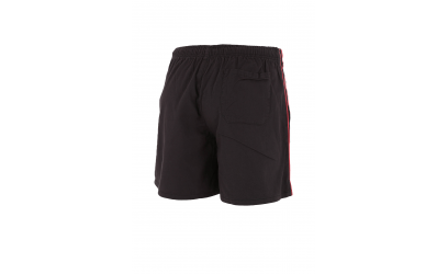 Short FLOTTANT Noir-Rouge Devant