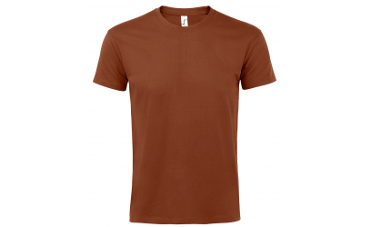 Tee-shirt uni FRISCO Terracotta | Bartavel-Shop